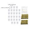MAGICLULU Hydroponic Net Pots with Wool Cubes view 2