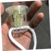 MAGICLULU Hydroponic Net Pots with Wool Cubes view 4