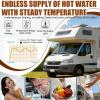 RV Instant Water Heater & RV Water Heater with 1515-Inch TR, 55,000 BTU, Fast Air Exchange, 12V, Instant Hot Water, White view 4