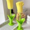 BRRNOO Wine Glass Cleaning Brush, Sponge Brush with Handle, 2 Pieces, Long Handle for Cups and Bottles (Yellow) view 4