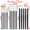 Silicone Brush Set, 15 Pieces for Painting and Crafting view 2