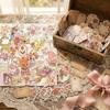 100-Piece Transparent Flower Sticker Set view 2