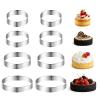 8-Piece Perforated Crumpet Ring Set view 1