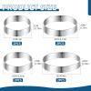 8-Piece Perforated Crumpet Ring Set view 2