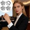 4-Piece Floral Button Covers view 4