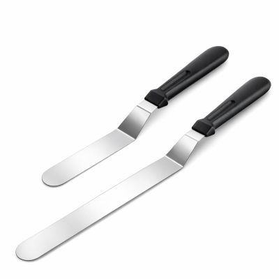 Bruislard Angled Cake Spatula Set, Stainless Steel