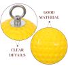 Angoily Non-Slip Grip Strength Ball, Stainless Steel and Polyurethane, 9 cm, Yellow view 3