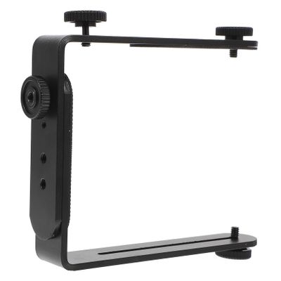 Toddmomy Non-Slip Multidirectional Metal L-Bracket for DSLR Cameras and Flash Accessories