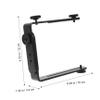 Toddmomy Non-Slip Multidirectional Metal L-Bracket for DSLR Cameras and Flash Accessories view 2
