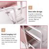 Stainless Steel Cleaning Cart, Mobile Housekeeping Service Trolley for Commercial Use in Gardens, Schools, Hospitals, Factories, and Hotels view 3