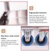 Stainless Steel Cleaning Cart, Mobile Housekeeping Service Trolley for Commercial Use in Gardens, Schools, Hospitals, Factories, and Hotels view 4