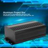 TOPINCN Aluminum Project Box, Matte Black, 55 x 95 x 150 mm view 2