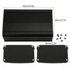 TOPINCN Aluminum Project Box, Matte Black, 55 x 95 x 150 mm view 3