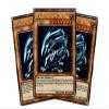 Blue-Eyes White Dragon Playset (3 Cards) - MP24-DE001 - Quarter Century Secret Rare - 1st Edition - German - Yu-Gi-Oh! 25th Anniversary Tin: Dueling Mirrors - Includes RC Field Center view 1