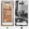 Solid Wood Wall Pegboard, Versatile Display Solution for Bedroom, Apartment, Garage & Craft Room view 2