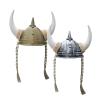 Medieval Viking Helmet with Bull Horns view 2