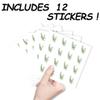 AHANDMAKER 192-Piece Rosemary Branch Stickers view 3