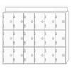 Lockable Acrylic Phone Cabinet with 18 Compartments view 1