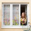 Spring Window Stickers - Removable Flower Decals view 2