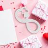 3D Heart Figure - Artistic Symbol of Affection view 2