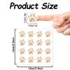 AHANDMAKER 192 Pcs Dog Paw Flower Stickers view 2