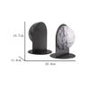 Decorative Marble-Patterned Bookends for Desk and Home view 2