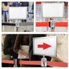 GLEAVI Stainless Steel Sign Holder for Queue Barrier Stanchions view 4