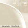 Stretch Armchair Covers for High-Back Dining Chairs, Brown, 4 pcs view 4