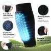 BacJueSin Soccer Shin Guards for Kids and Adults, Breathable Nylon, Honeycomb Design, Anti-Slip (L) view 3