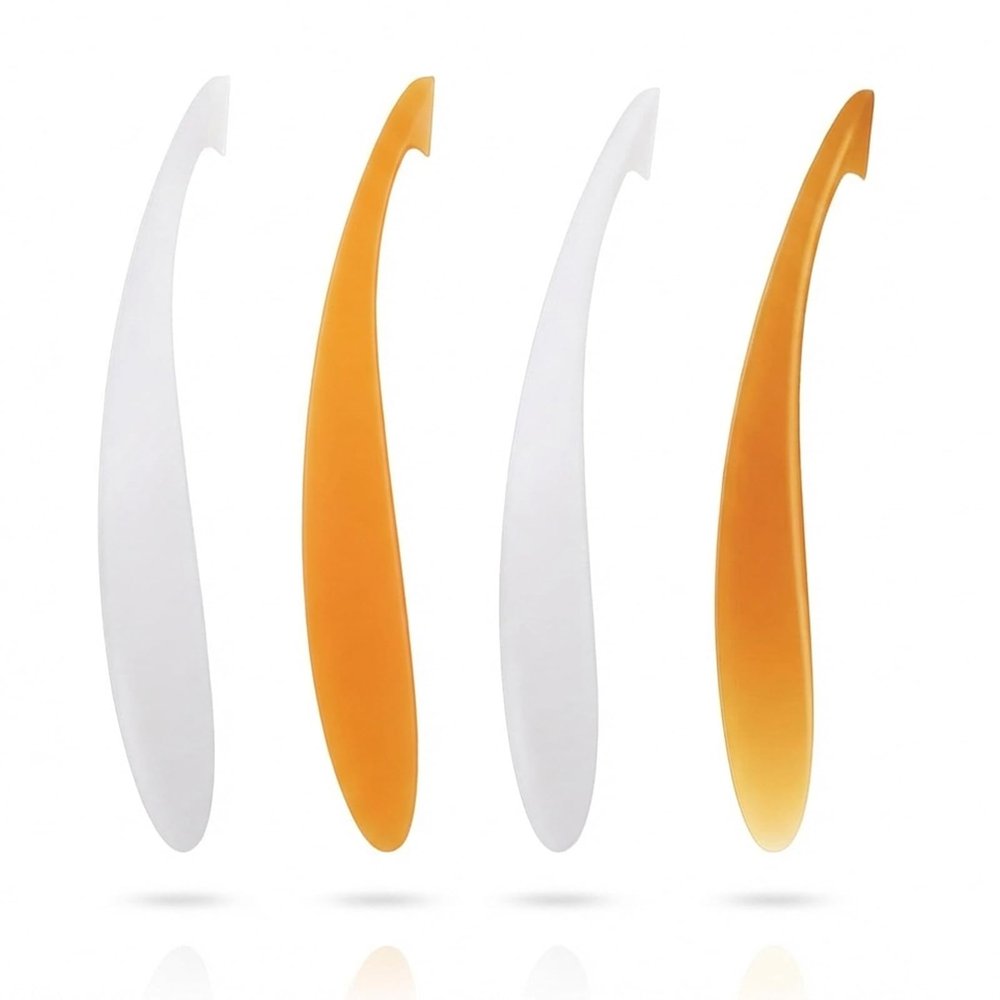 Citrus Peeler Set - 4 Pieces (2 White, 2 Orange)