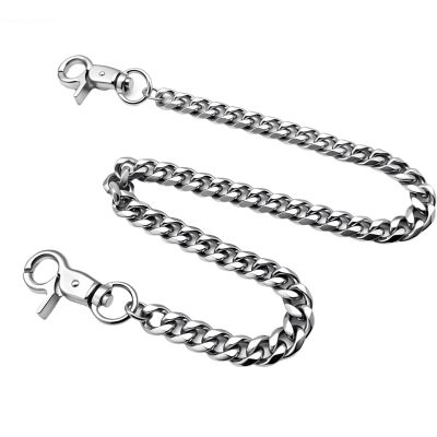 RDTOK Men's Stainless Steel Pants Chain 50cm