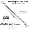 RDTOK Men's Stainless Steel Pants Chain 50cm view 3