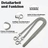 RDTOK Men's Stainless Steel Pants Chain 50cm view 4