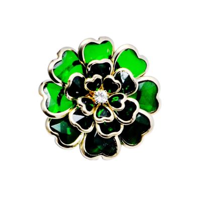 Vintage Floral Button Covers for Women