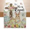 Easter Table Runner with Bunny and Gnome Design, 33 x 180 cm (B) view 1