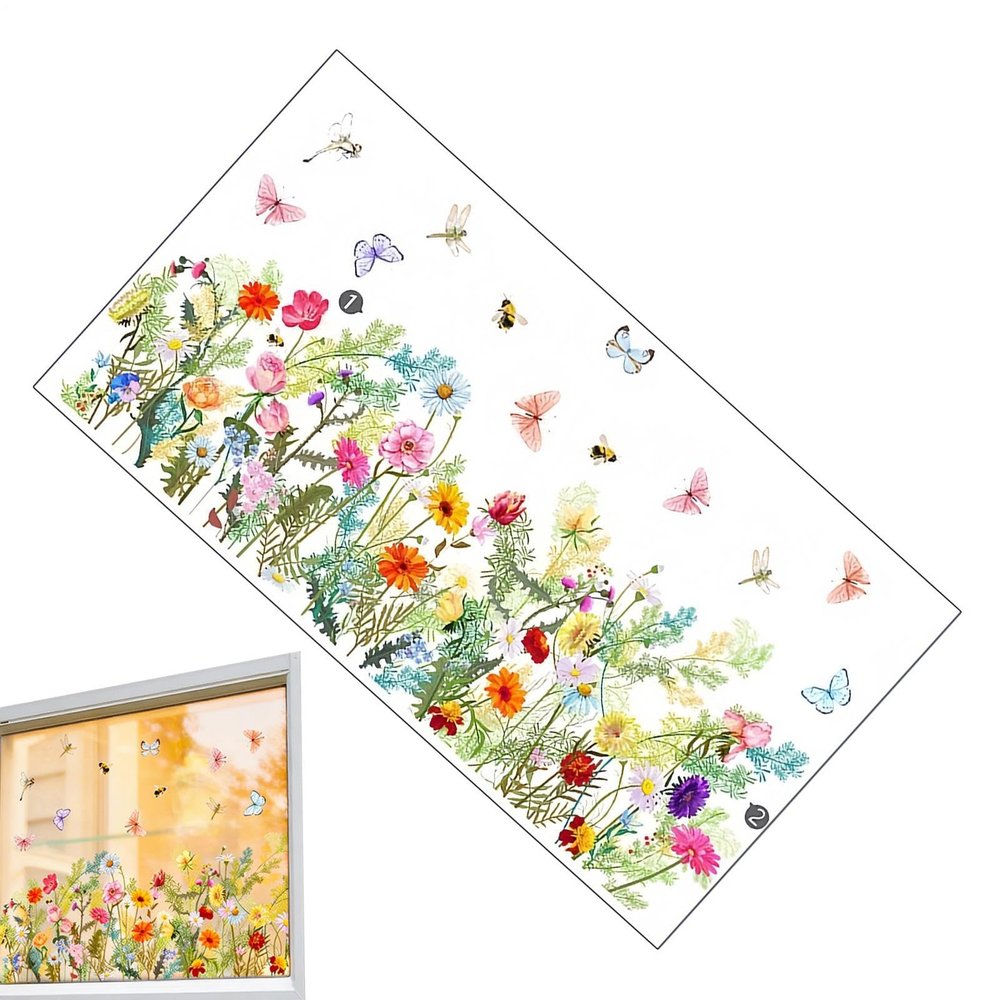 Flower Window Stickers
