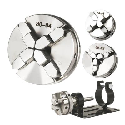 50 mm High-Precision Manual Self-Centering 3-Jaw Chuck for Woodworking