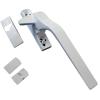 Plastic-Steel Door and Window Handle, Flat Glass Window Handle, 7-Style Lock, WC Window Handle (Right, White) view 1