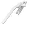 Plastic-Steel Door and Window Handle, Flat Glass Window Handle, 7-Style Lock, WC Window Handle (Right, White) view 2