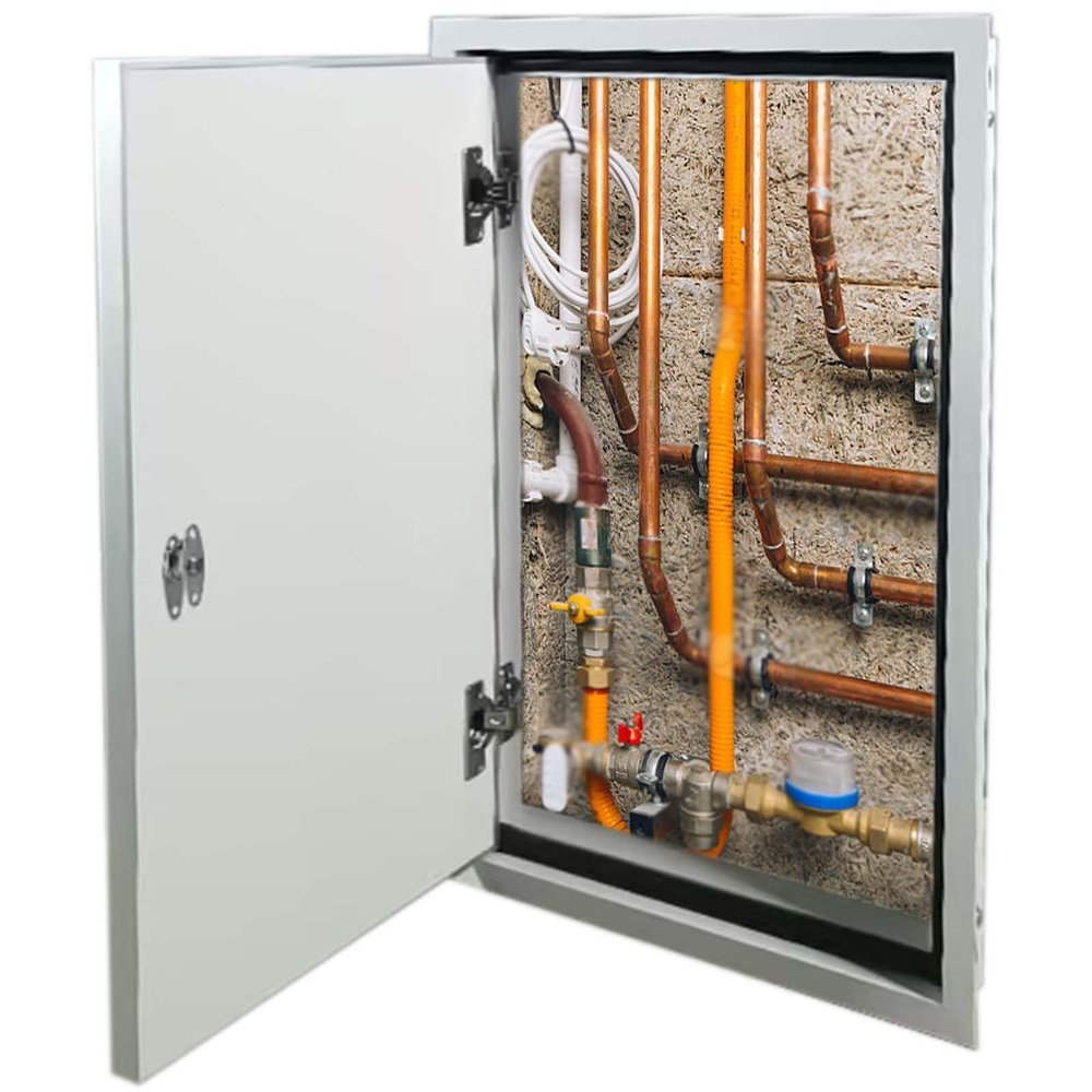 Wall Access Panel, Inspection Door, 300 x ? mm, Lockable Door, for Drywall Walls and Ceilings, Plumbing and Electrical Installations, 30–48 in, 36 (28 x 44 in/71 x 112 cm)