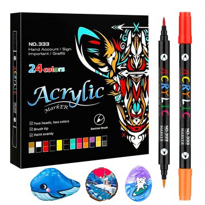 Quvxzy 12-Piece Porcelain Paint Marker Set