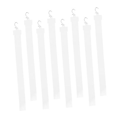 8 Supermarket Hanging Strips with 8 Hooks, 50 cm