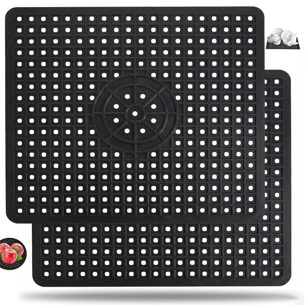 HSDLEWJ 2-Piece Sink Mat Set