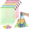 5-Pack Drawstring Mesh Bags view 1