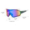 frissin 2-Pack Oversized Cycling Sunglasses for Men and Women view 2