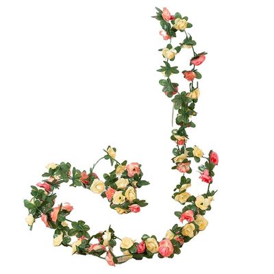 Helilyco Artificial Flower Vine 2.5m Wall Hanging Garland