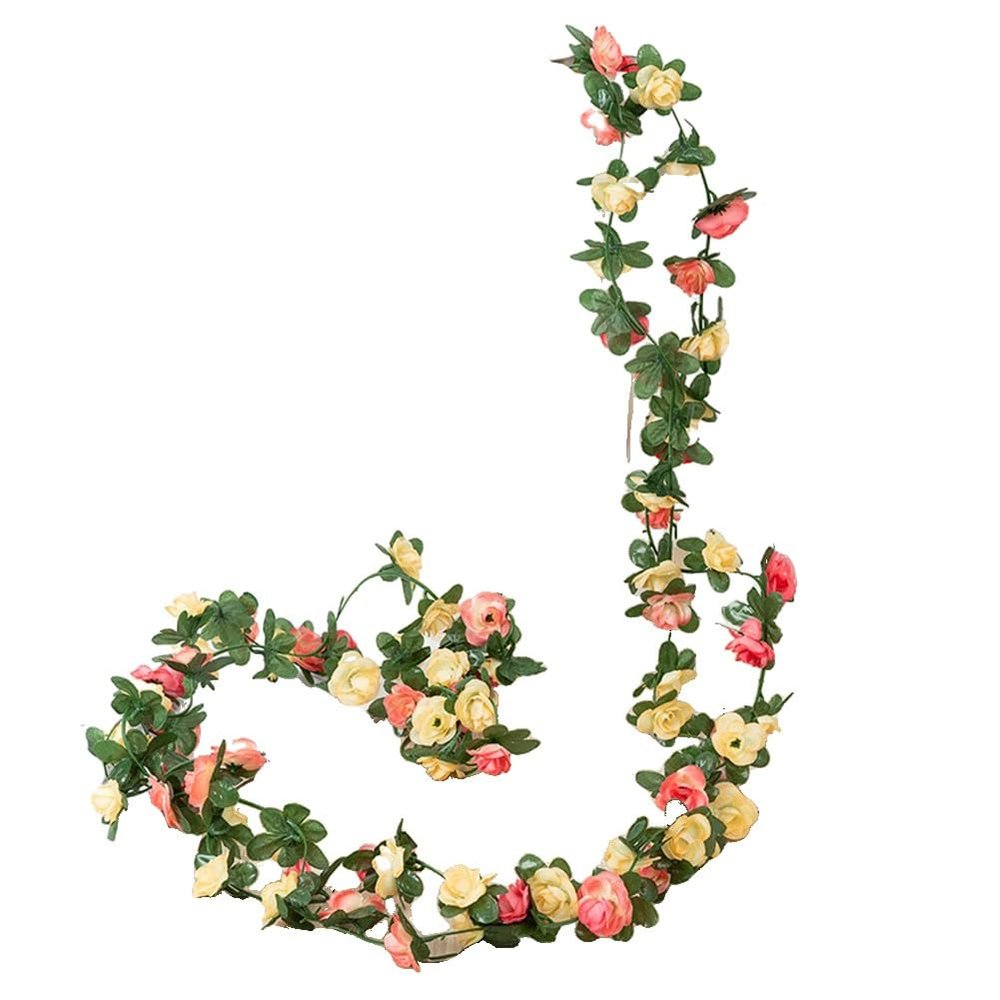 Helilyco Artificial Flower Vine 2.5m Wall Hanging Garland