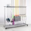 Nizer Cleaning Tool - Versatile Mop Holder & Broom Rack, Space-Saving Organizer for Garages, Gardens, Schools, Factories and Hotels view 1