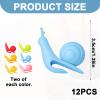 GuBaoZhuo 12-Piece Silicone Glass Markers view 2