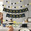 Graduation Banner Set - Black and Gold Congrats Grad view 4